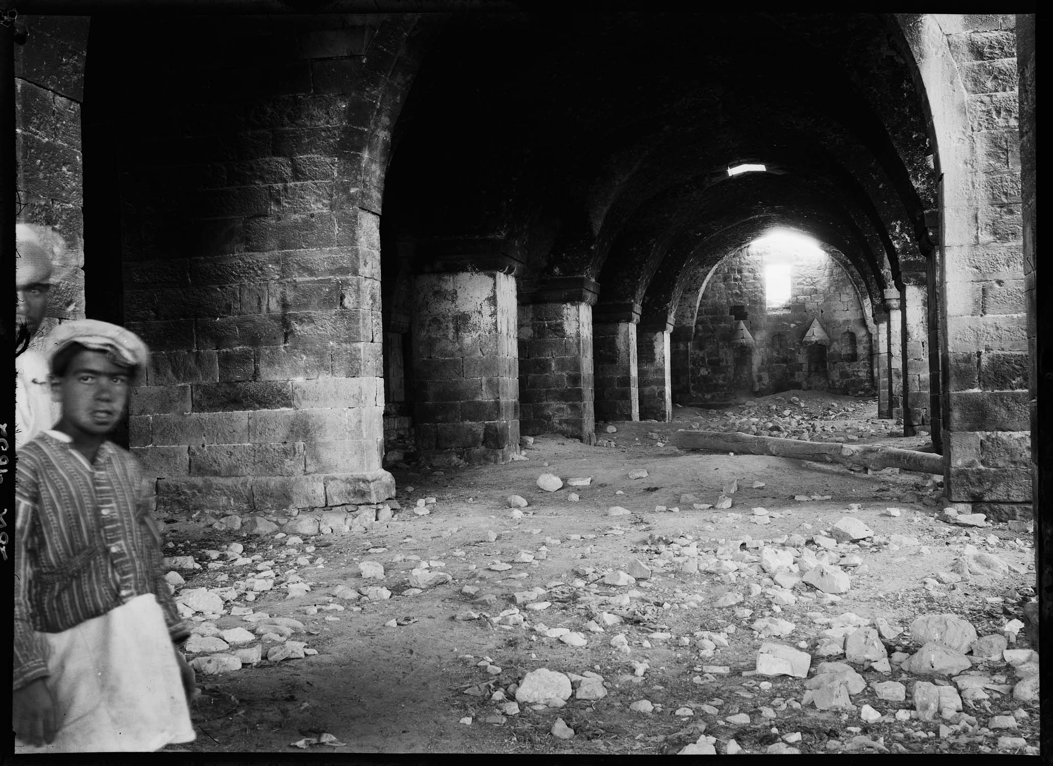 Vue intérieure du caravansérail